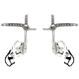 Front, Driver and Passenger Side Power Window Regulator, With Motor