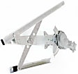 Sedan Front, Driver and Passenger Side Power Window Regulator, With Motor