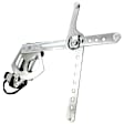 Front, Driver and Passenger Side Power Window Regulator, With Motor