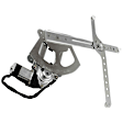 Front, Driver and Passenger Side Power Window Regulator, With Motor