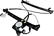 Front and Rear, Passenger Side Power Window Regulator, With Motor