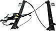 Front and Rear, Passenger Side Power Window Regulator, With Motor