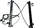 Front and Rear, Passenger Side Power Window Regulator, With Motor