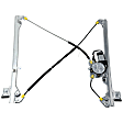 Front and Rear, Driver and Passenger Side Power Window Regulator, With Motor
