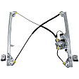 Front and Rear, Driver and Passenger Side Power Window Regulator, With Motor