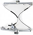 Front, Driver and Passenger Side Manual Window Regulator, Hand-Crank Type