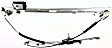 Front, Driver and Passenger Side Manual Window Regulator, Hand-Crank Type
