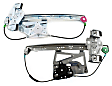 Front And Rear, Passenger Side Power Window Regulator, Without Motor