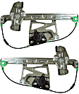 2002 Cadillac DeVille - Front, Driver and Passenger Side Power Window Regulator, Without Motor