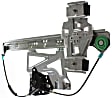 2002 Cadillac DeVille - Front, Driver and Passenger Side Power Window Regulator, Without Motor