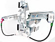 Front And Rear, Driver Side Power Window Regulator, Without Motor