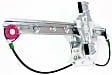 Front And Rear, Driver Side Power Window Regulator, Without Motor