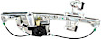 Front And Rear, Driver Side Power Window Regulator, With Motor