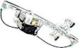 Front And Rear, Driver Side Power Window Regulator, With Motor