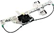 Front And Rear, Driver Side Power Window Regulator, With Motor