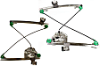 Front, Driver and Passenger Side Power Window Regulator, Without Motor