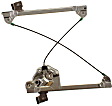 Front, Driver and Passenger Side Power Window Regulator, Without Motor