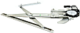 2007 GMC Canyon SLE - Front, Driver and Passenger Side Power Window Regulator, With Motor