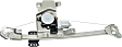 Front And Rear, Driver Side Power Window Regulator, With Motor