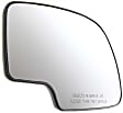 Driver and Passenger Side Mirror Glass, Non-Htd, Non-Towing, No Blind Spot Feature, With backing plate, Includes (2) Mirror Glasses