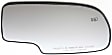 Driver and Passenger Side Mirror Glass, Heated, Non-Towing, No Turn Signal Light, Blind Spot Detection, With Backing Plate