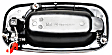 2000-2006 Chevrolet Suburban 1500 - Front and Rear, Driver and Passenger Side Exterior Door Handles, Textured Black, Front Driver Side - with Key Hole, Front Passenger Side and Rear Driver and Passenger Side - without Key Hole