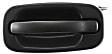 2000-2006 Chevrolet Suburban 1500 - Front and Rear, Driver and Passenger Side Exterior Door Handles, Textured Black, Front Driver Side - with Key Hole, Front Passenger Side and Rear Driver and Passenger Side - without Key Hole