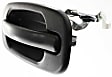 2000-2006 Chevrolet Suburban 1500 - Front and Rear, Driver and Passenger Side Exterior Door Handles, Textured Black, Front Driver Side - with Key Hole, Front Passenger Side and Rear Driver and Passenger Side - without Key Hole