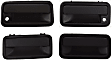 1995 Chevrolet K1500 Suburban LT - Front and Rear, Driver and Passenger Side Textured Black Exterior Door Handle, Front Driver and Passenger Side - With Key Hole; Rear Driver and Passenger Side - Without Key Hole, Sport Utility