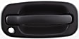 2005 Chevrolet Silverado 1500 - Front and Rear, Driver and Passenger Side Textured Black Bezel with Textured Black Lever Exterior Door Handle, Front - With Key Hole; Rear - Without Key Hole, 4-Door, Extended Cab Pickup