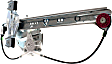 Rear, Driver and Passenger Side Power Window Regulator, With Motor