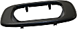 2003 Chevrolet Silverado 1500 - Tailgate Handle and Bezel, Smooth Black Lever with Textured Black Bezel, Plastic, Without Camera Hole, Without Key Hole