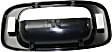 2003 Chevrolet Silverado 1500 - Tailgate Handle and Bezel, Smooth Black Lever with Textured Black Bezel, Plastic, Without Camera Hole, Without Key Hole