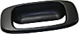 2003 Chevrolet Silverado 1500 - Tailgate Handle and Bezel, Smooth Black Lever with Textured Black Bezel, Plastic, Without Camera Hole, Without Key Hole
