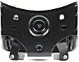 2003 Chevrolet Silverado 1500 - Tailgate Handle and Bezel, Smooth Black Lever with Textured Black Bezel, Plastic, Without Camera Hole, Without Key Hole