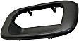 2003 Chevrolet Silverado 1500 - Tailgate Handle and Bezel, Smooth Black Lever with Textured Black Bezel, Plastic, Without Camera Hole, Without Key Hole