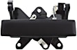 Exterior Tailgate Handle, Textured Black, Plastic, Outer Handle and Bezel; without Camera and Key Holes