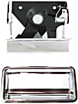 1998 Chevrolet K1500 - Tailgate Handle and Bezel, Chrome, Metal, Without Camera Hole, Without Key Hole