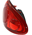 Driver and Passenger Side, Outer Tail Lights, without Bulb, Halogen, Mounted on Body