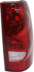 2003 Chevrolet Silverado 1500 - Driver and Passenger Side Halogen Tail Light, Without bulb(s), OE Replacement, Fleetside