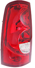 2003 Chevrolet Silverado 1500 - Driver and Passenger Side Halogen Tail Light, Without bulb(s), OE Replacement, Fleetside