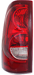 2003 Chevrolet Silverado 1500 - Driver and Passenger Side Halogen Tail Light, Without bulb(s), OE Replacement, Fleetside