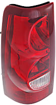 2003 Chevrolet Silverado 1500 - Driver and Passenger Side Halogen Tail Light, Without bulb(s), OE Replacement, Fleetside