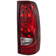 Driver and Passenger Side Tail Lights, without Bulb, Halogen, Fleetside, CAPA CERTIFIED