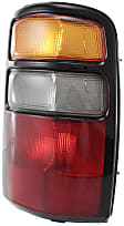 Driver and Passenger Side Halogen Tail Light, Without bulb(s), OE Replacement