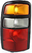 Driver and Passenger Side Halogen Tail Light, Without bulb(s), OE Replacement