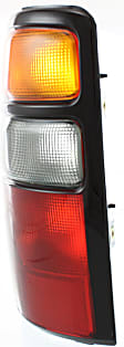 Driver and Passenger Side Halogen Tail Light, Without bulb(s), OE Replacement