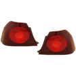 Driver and Passenger Side, Outer Halogen Tail Light, With bulb(s), OE Replacement