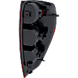 Driver and Passenger Side Halogen Tail Light, Without bulb(s), OE Replacement