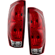 2005 Chevrolet Avalanche 1500 - Driver and Passenger Side Halogen Tail Light, With bulb(s), OE Replacement